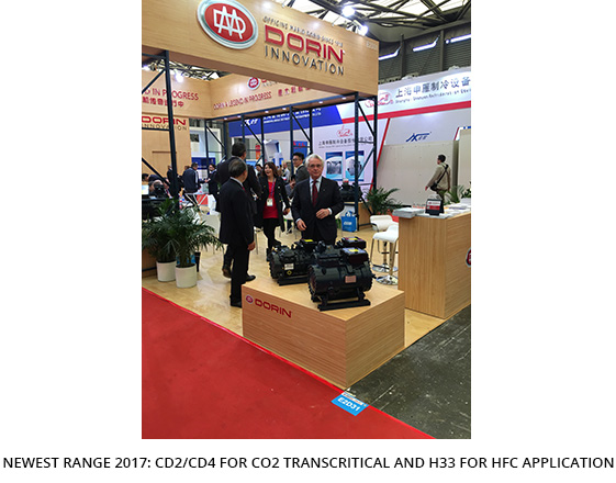 In April 2017, Shanghai welcomed the latest edition of China Refrigeration exhibition and DORIN was outstanding!